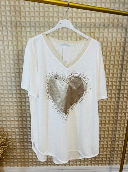 Galaxy Heart Tee