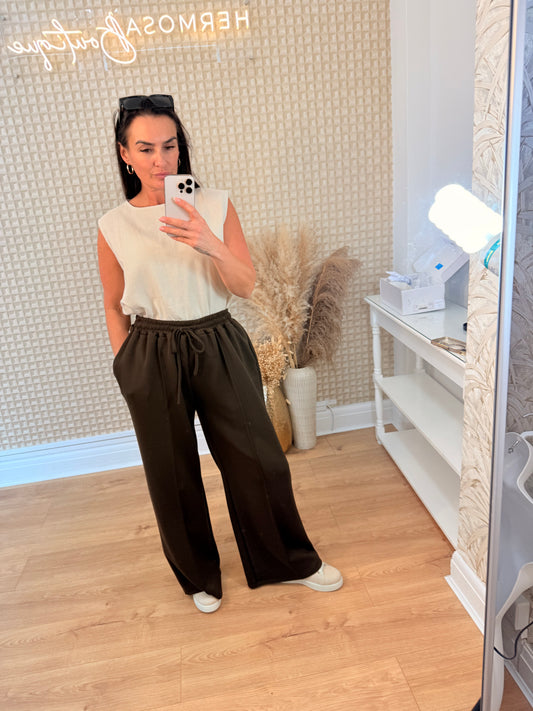 Brown Smart Jogger