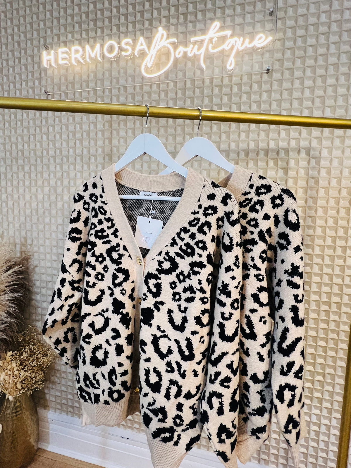 Leopard Cardi