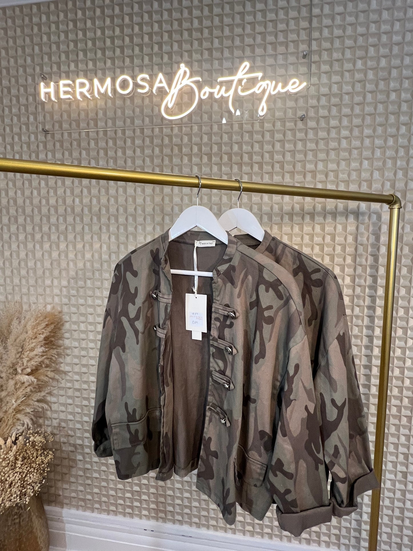 Military Style Camo Jacket