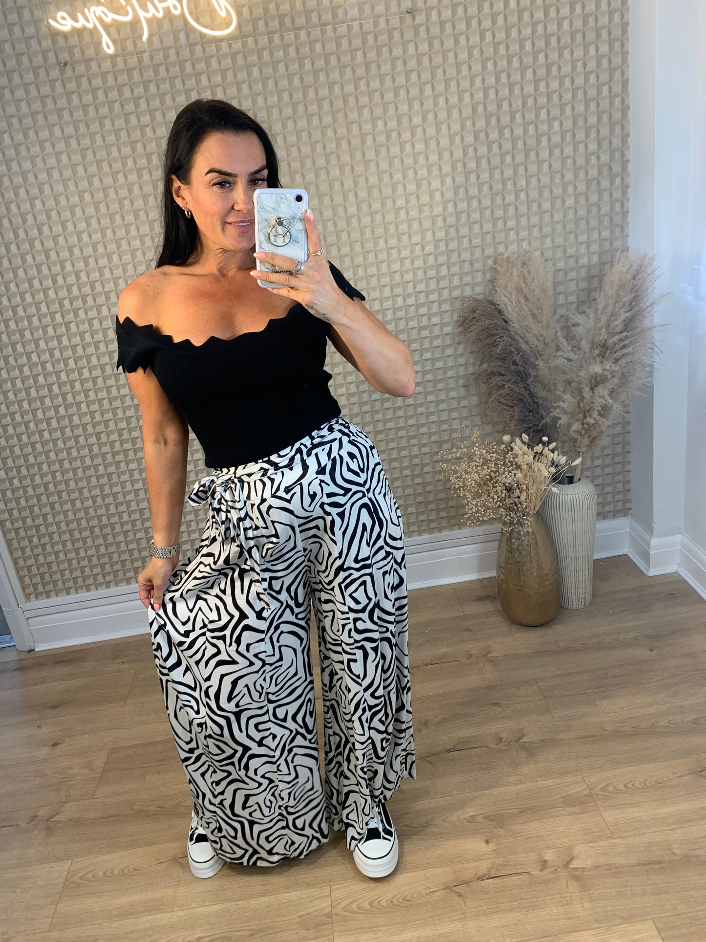 Stella Black & White Palazzo