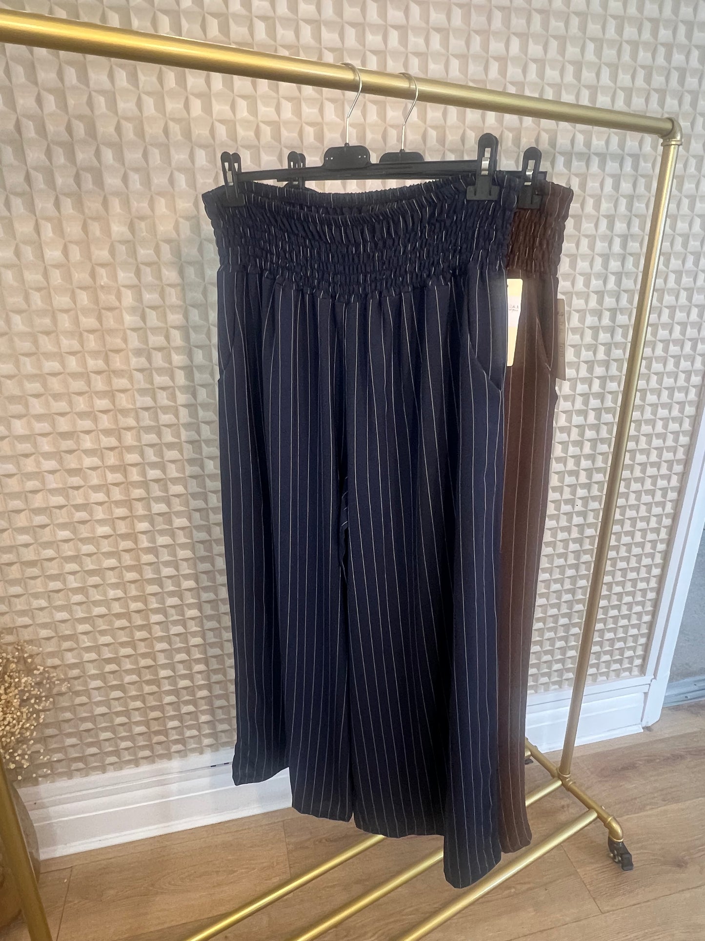 Curve Pin Stripe Palazzo