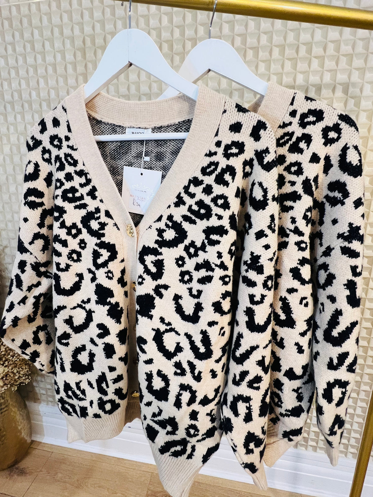Leopard Cardi