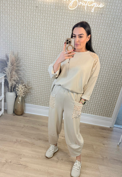 Sequin Trim Tracky