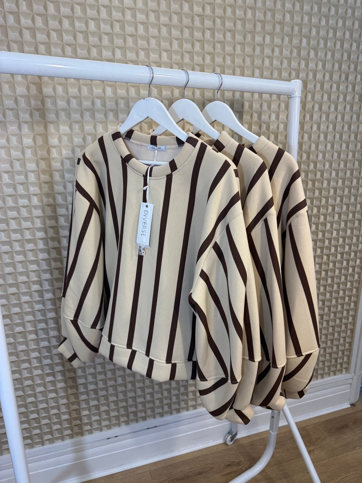 Diverse Brown Stripe Jumper