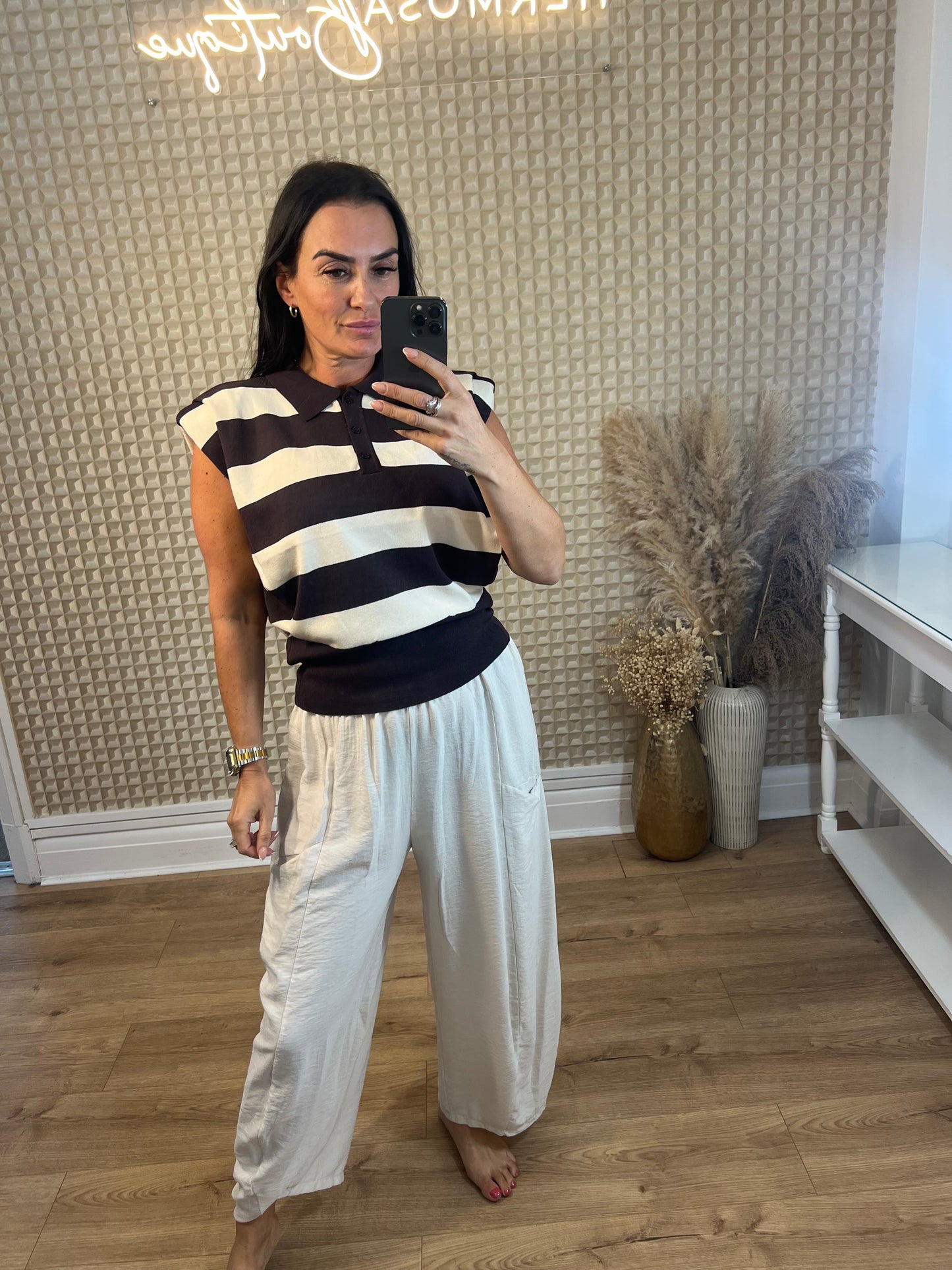 Lorene Stripe knit