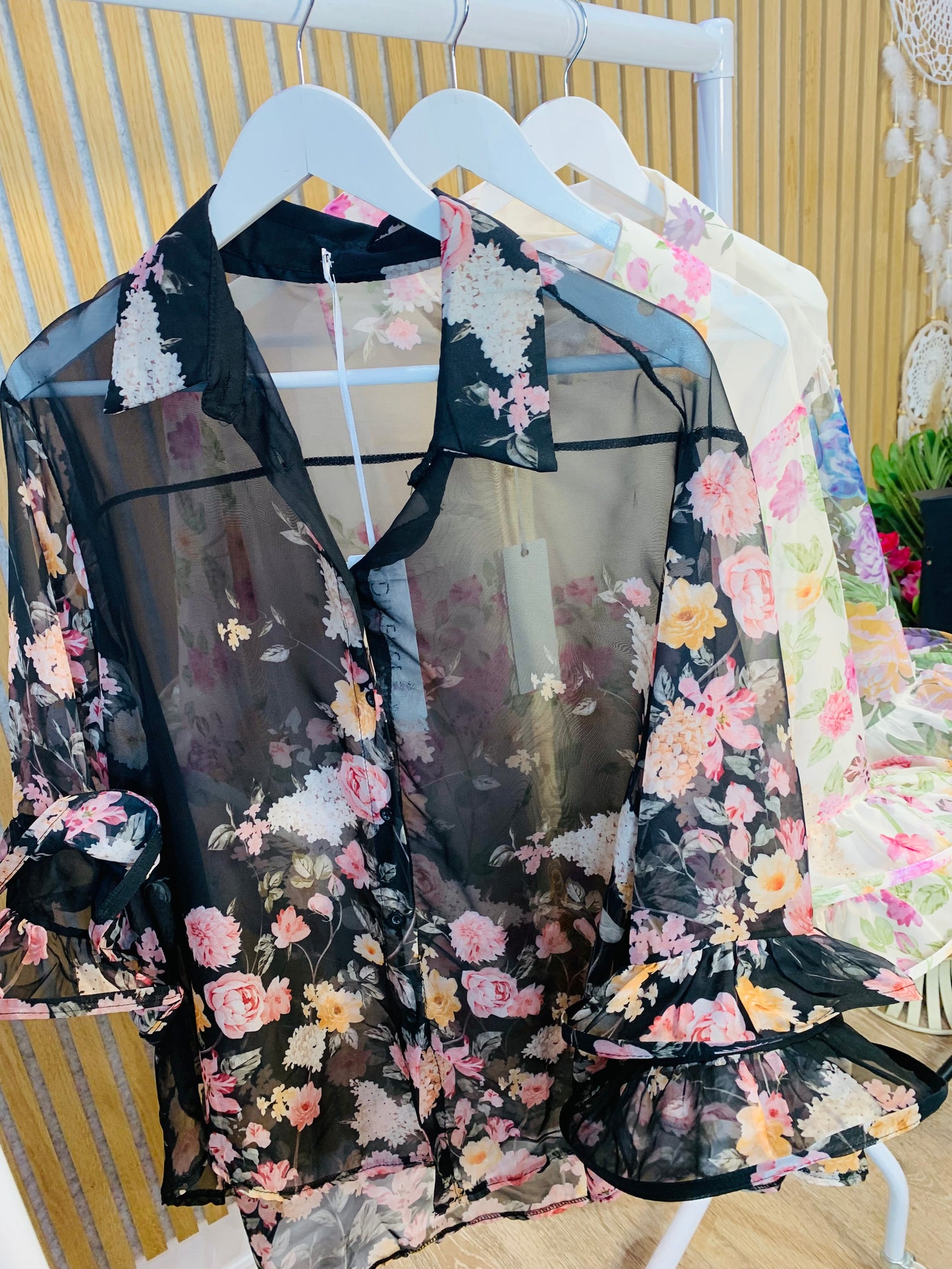 Diverse Chiffon Frill Sleeve