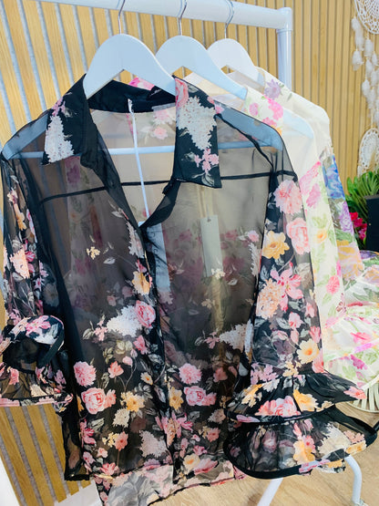 Diverse Chiffon Frill Sleeve
