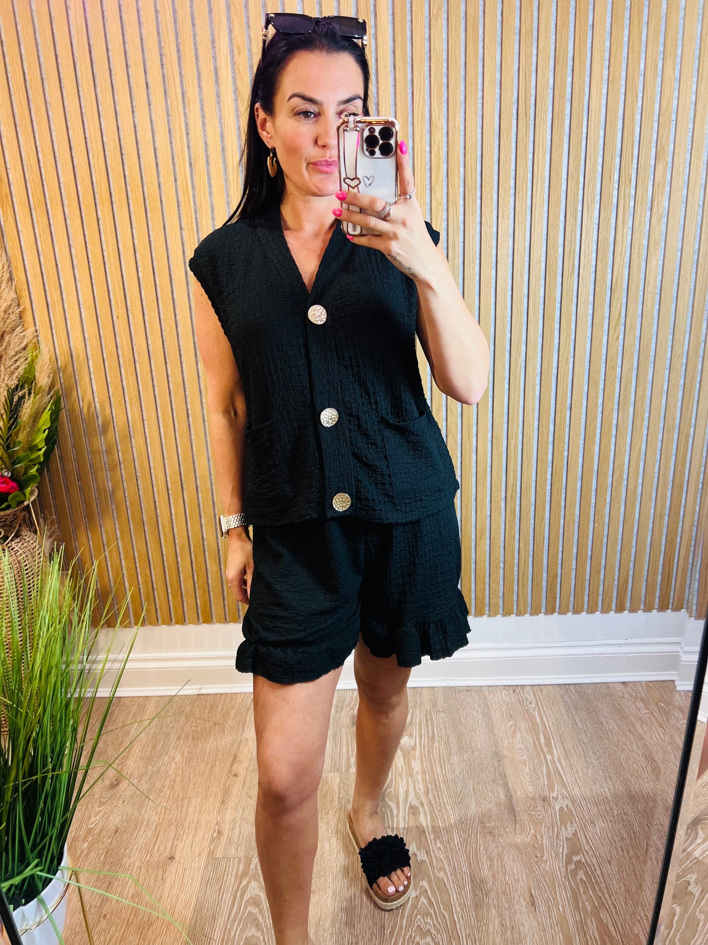 Waistcoat Short Set