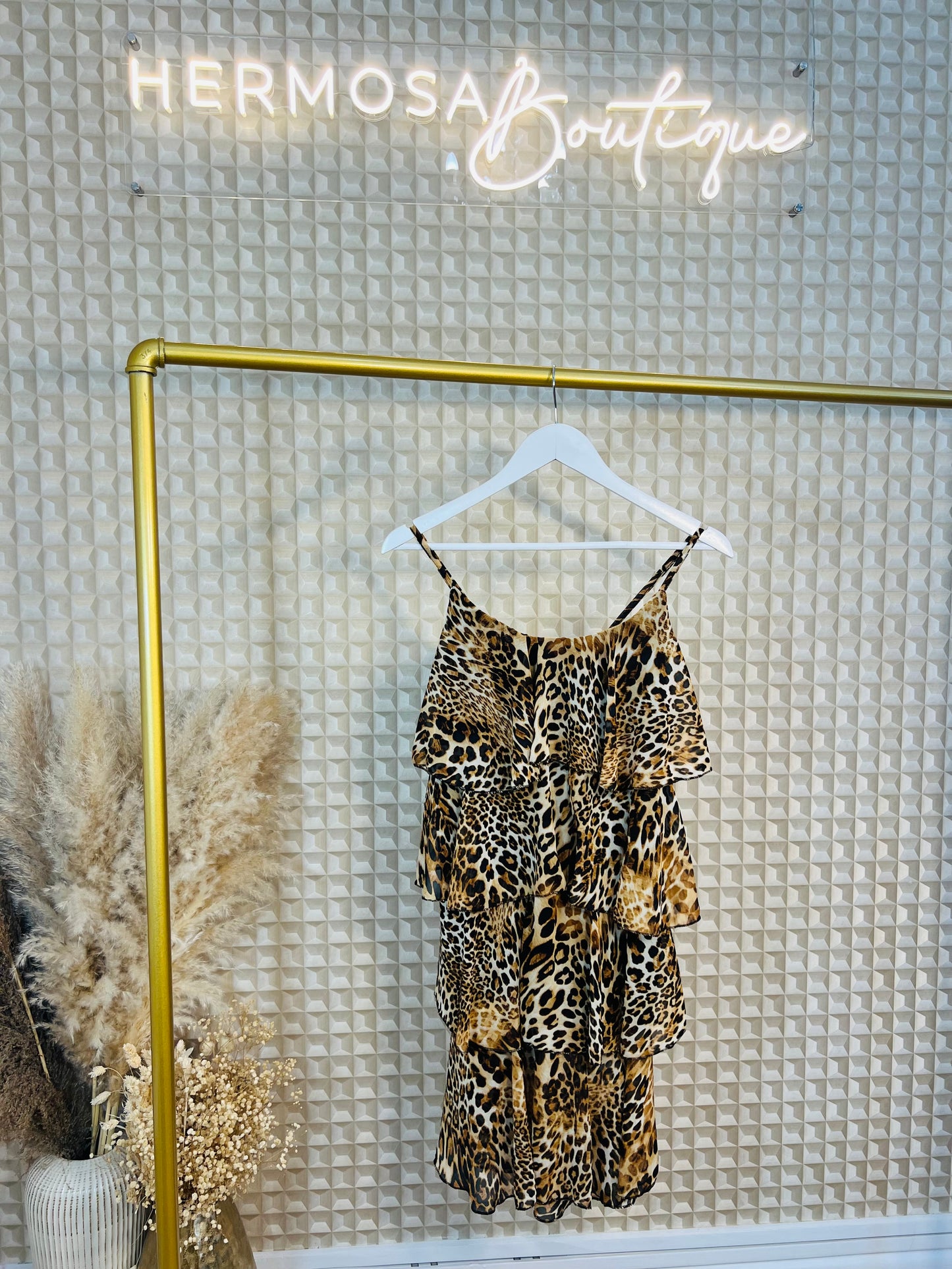 Leopard Ra Ra Dress
