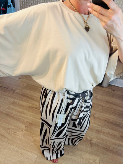 Lorene Bubble Hem Top