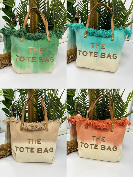 Ombré Tote Beach Bag