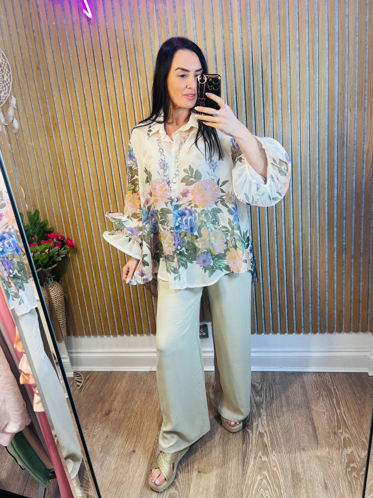 Diverse Chiffon Frill Sleeve