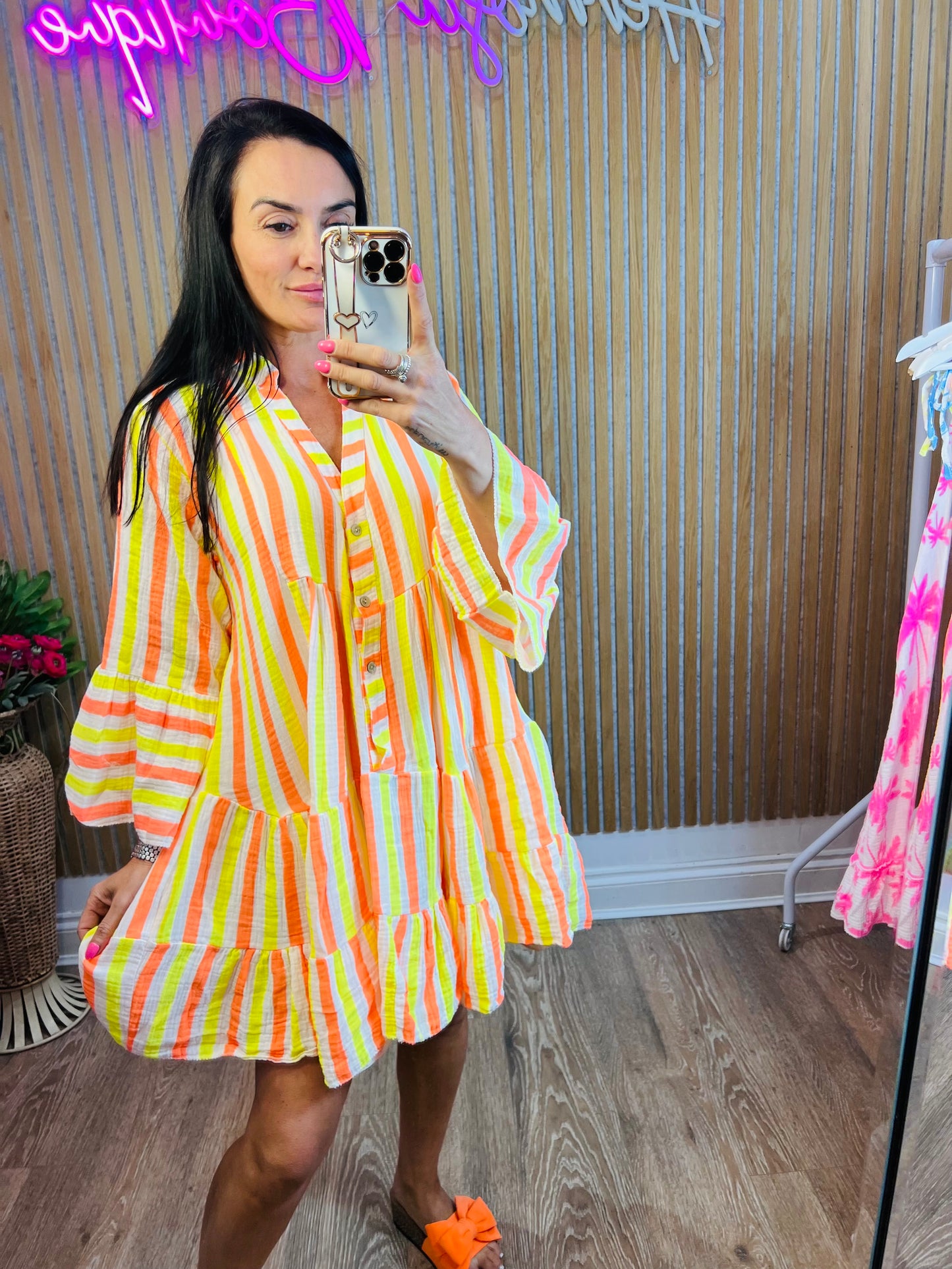 Stripe Nadia Smock