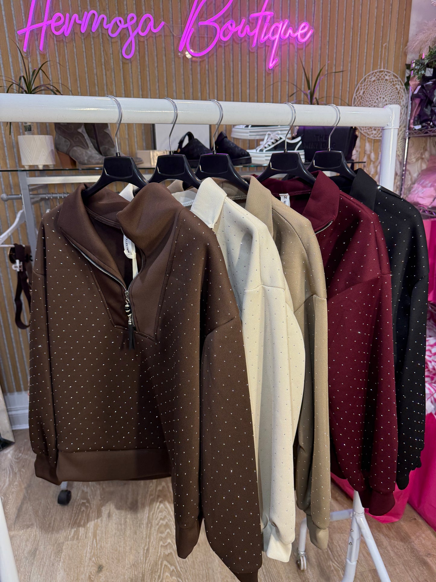 My Style Sparkle Zip Top