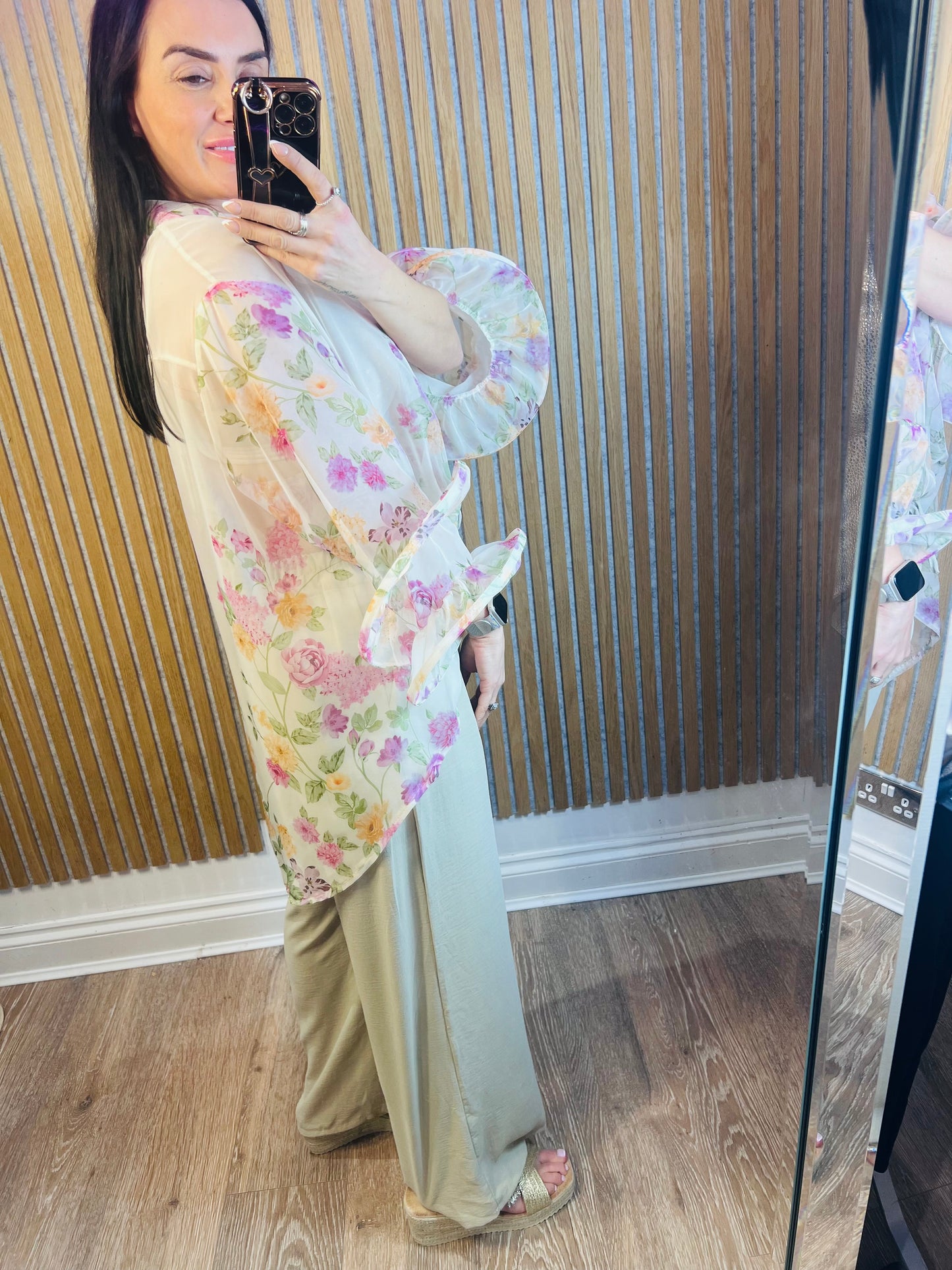Diverse Chiffon Frill Sleeve