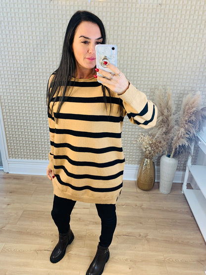 Striped Basic Jumper