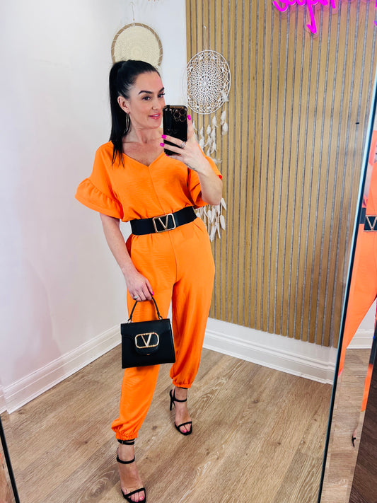 Dolly Cuffed Jumpsuit