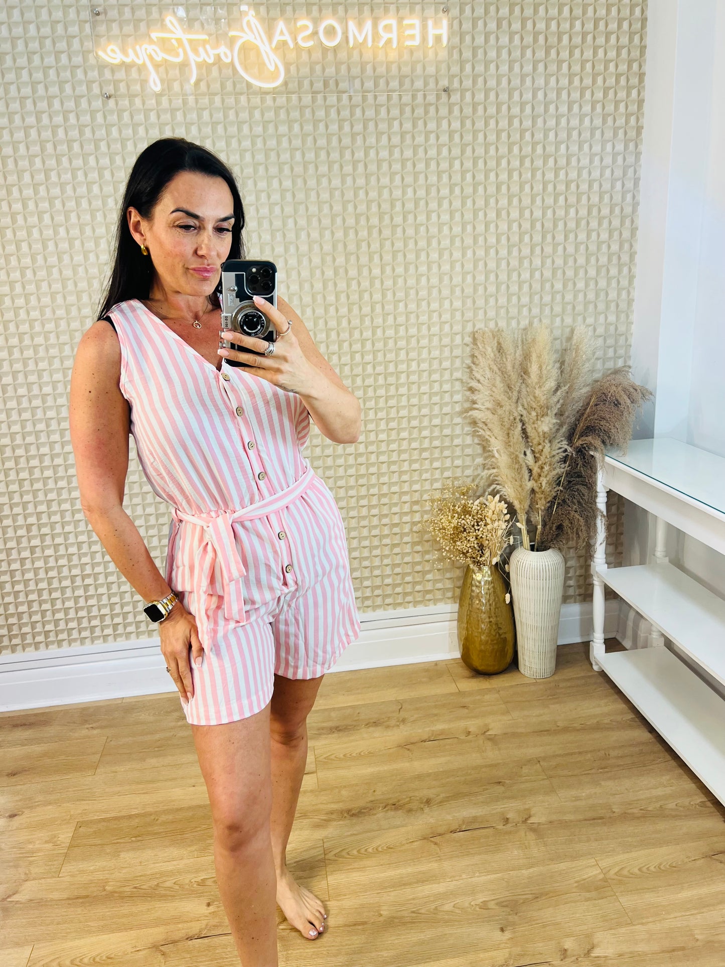 Stripey Playsuit M/L