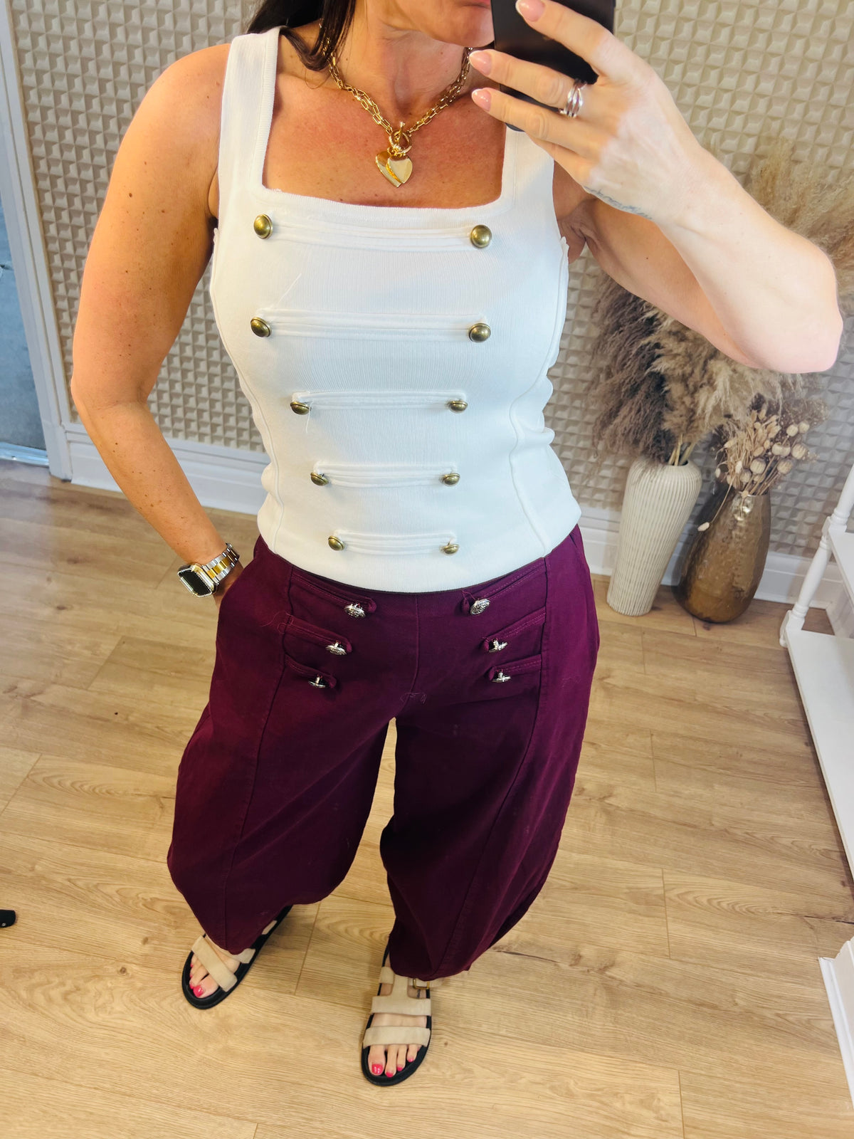 Military Denim Balloon Jeans