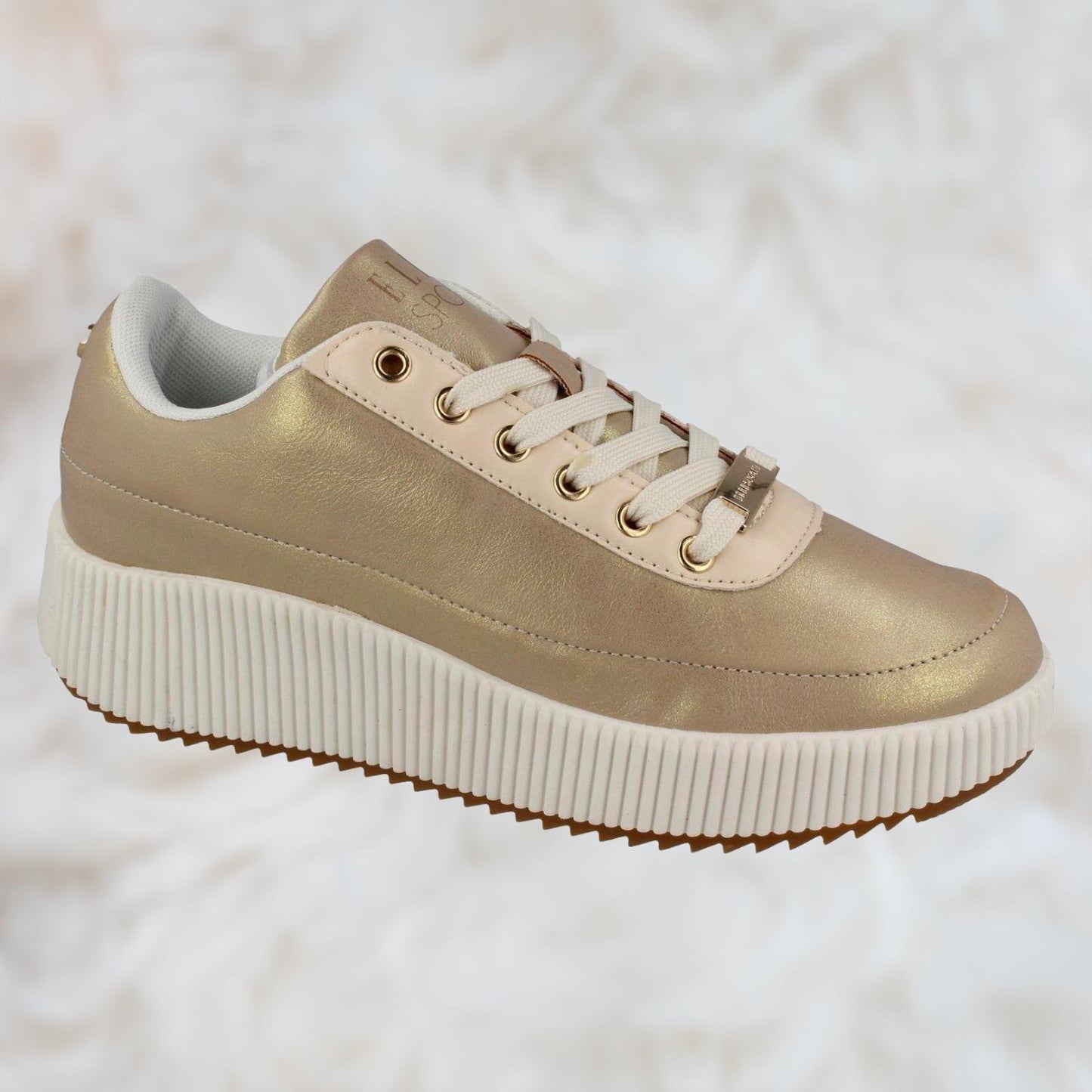 Gold Elle Trainers