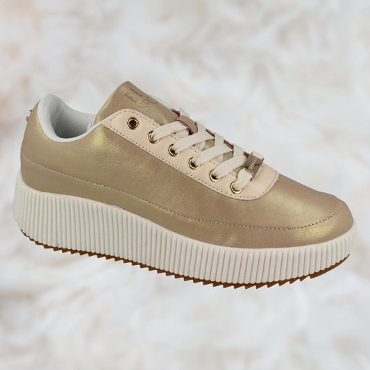 Gold Elle Trainers