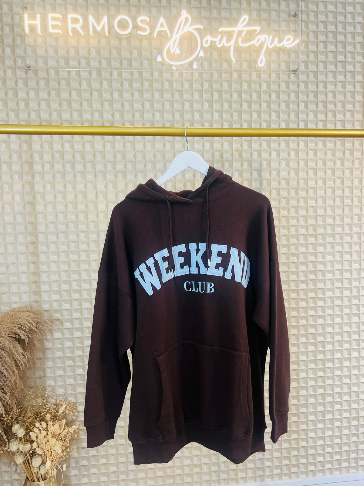 Weekend Hoody Blue Brown