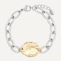 Silver & Gold Coin Bracelet