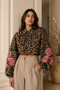 Leopard Puff Sleeve