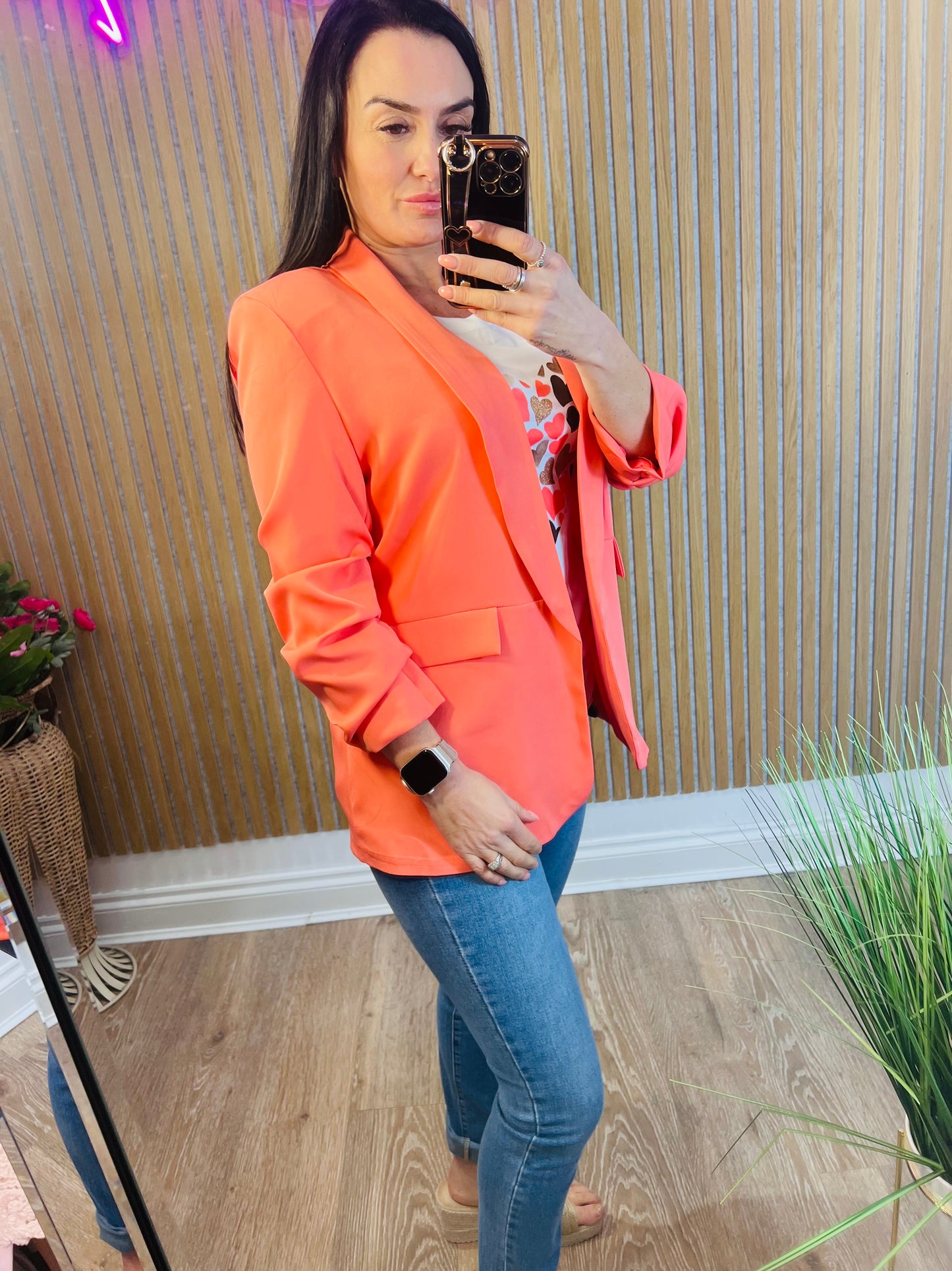 Coral Blazer