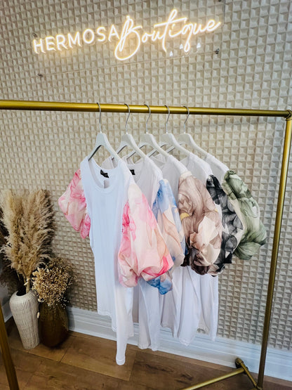 Print Sleeve Tee