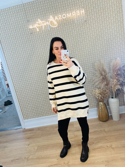 Striped Basic Jumper