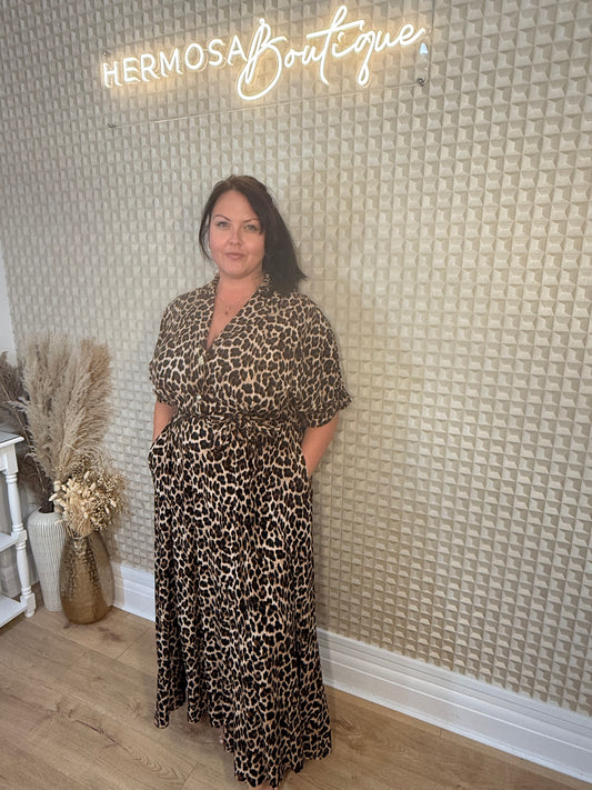 Leopard Curve Dress