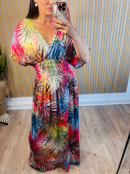 Tropical Palm Dress