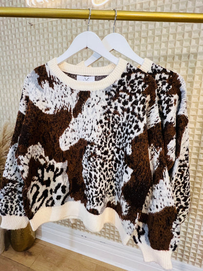 Animal Mix & Sparkle Jumper