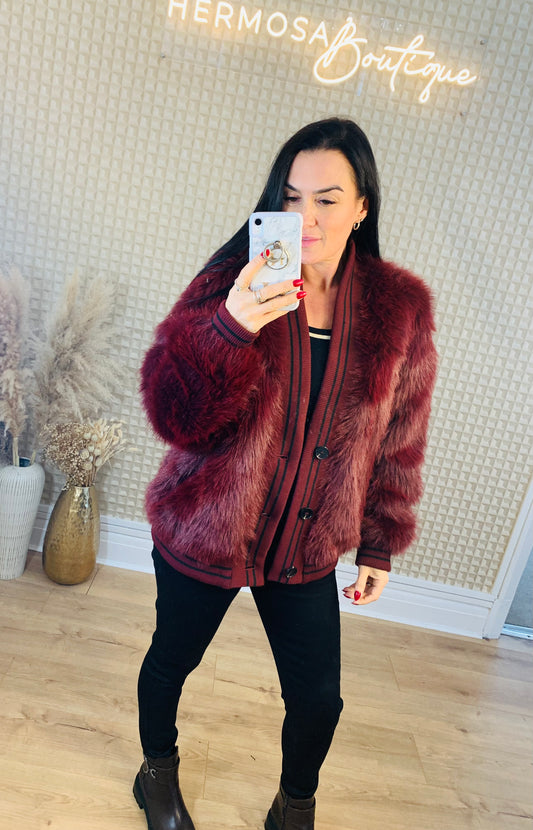 Red Fluffy Coat