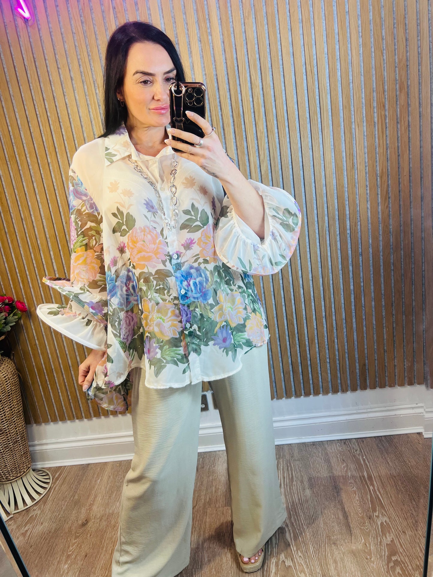 Diverse Chiffon Frill Sleeve