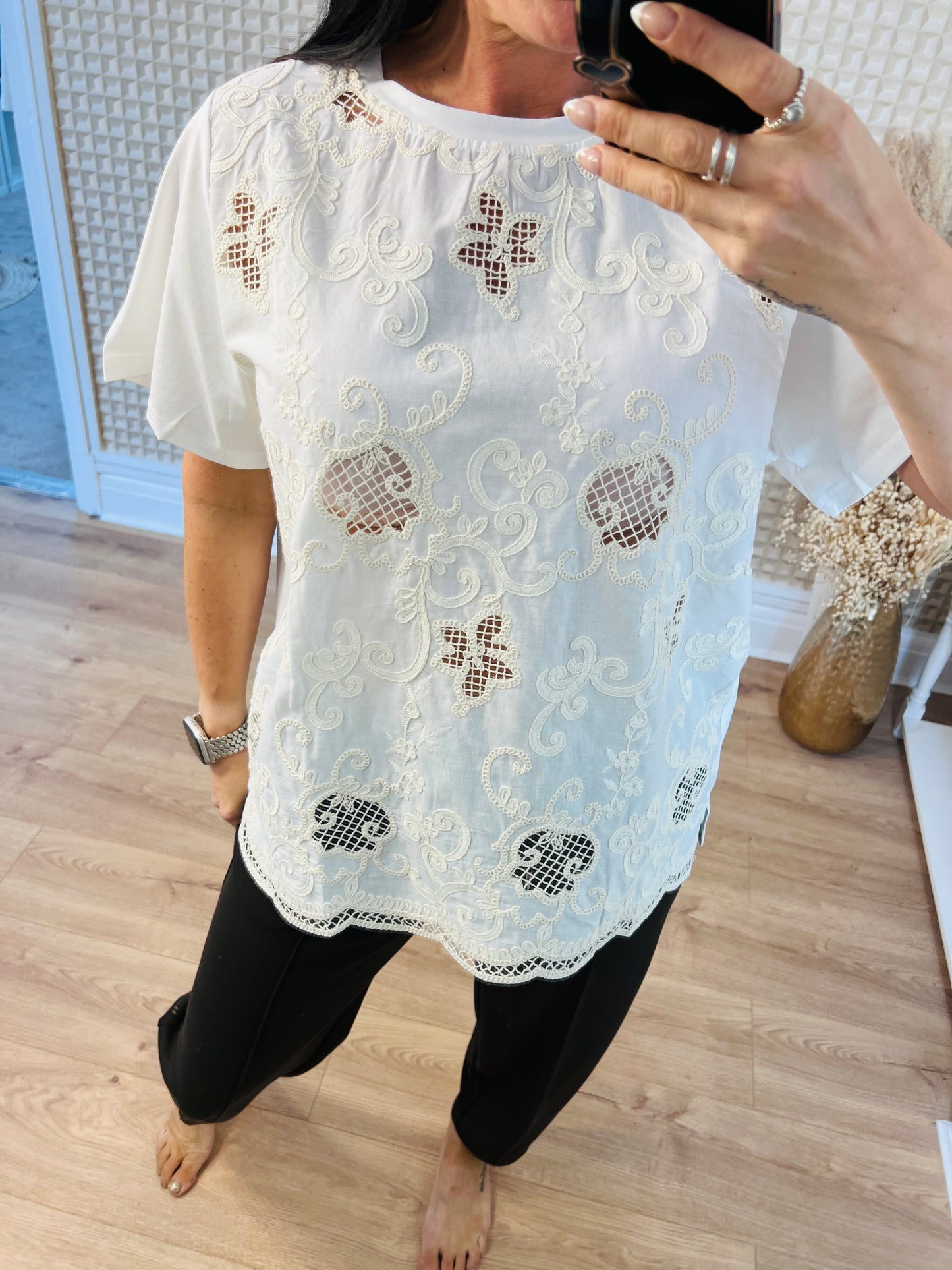 Embroidered Tee