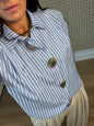 Zeta Blue Stripe Top
