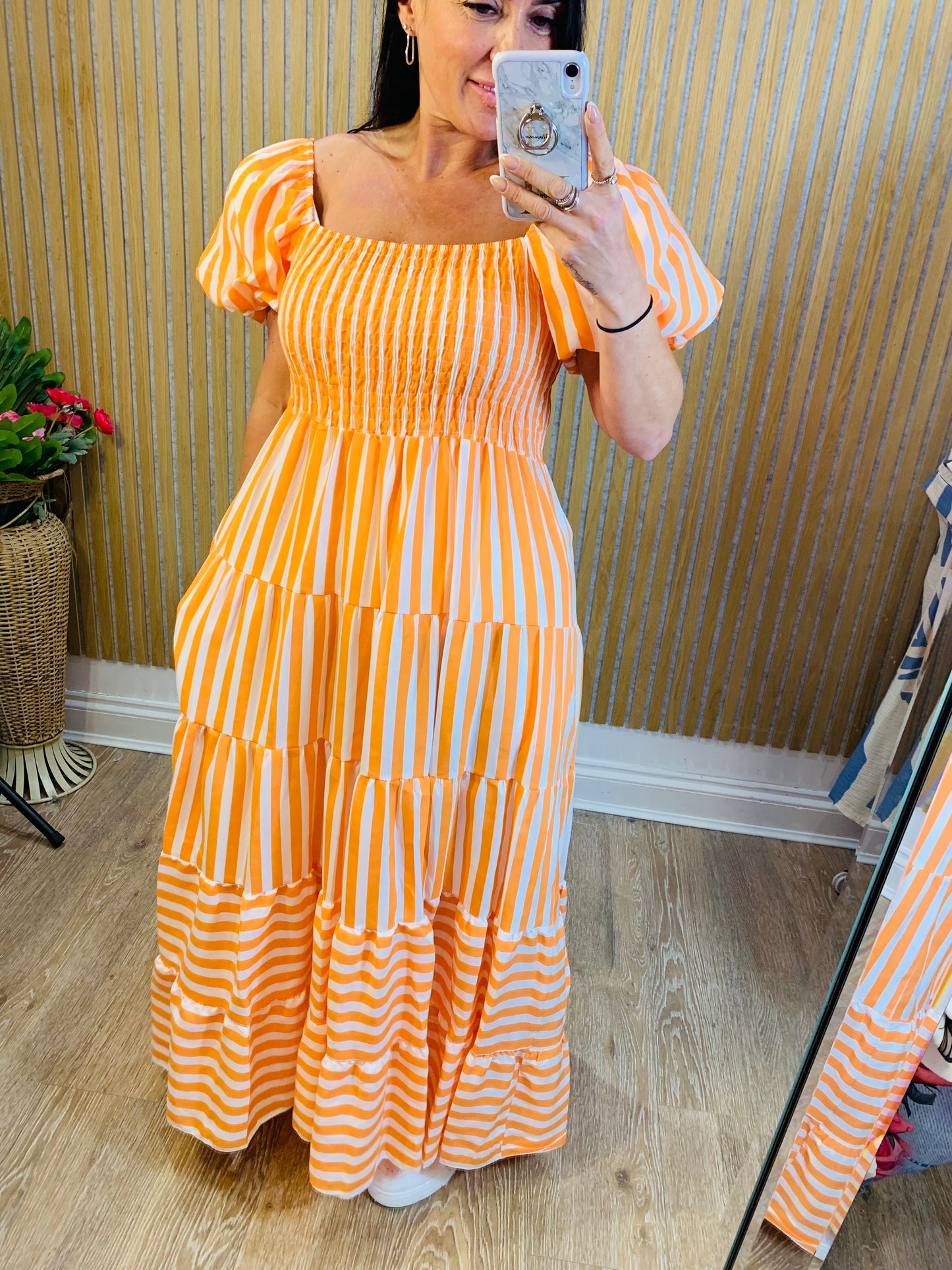 Candy Stripe Maxi Dress