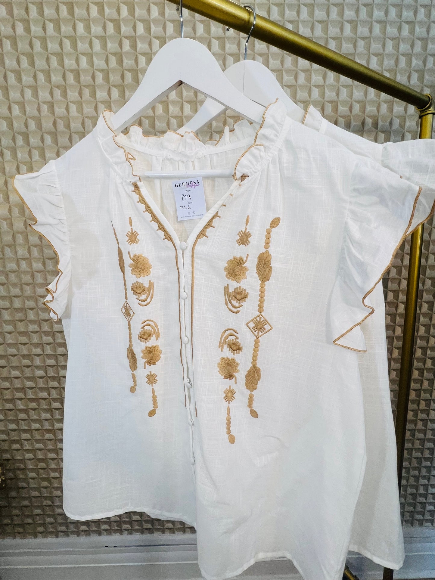Linen Look Top