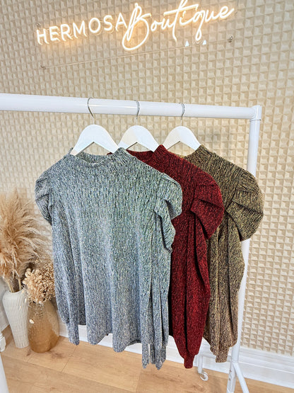 Metallic Stretch Top