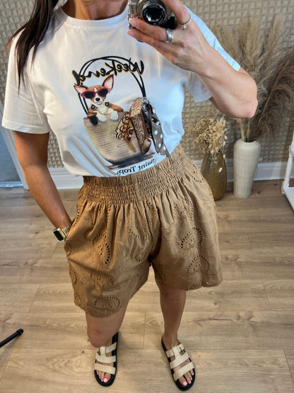 Broderie Anglaise Shorts