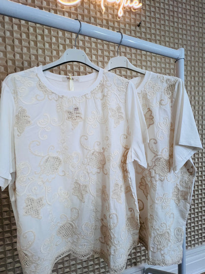 Embroidered Tee