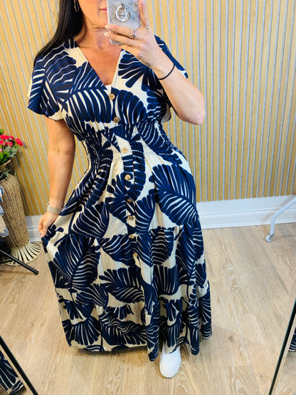 Leaf Maxi Dress