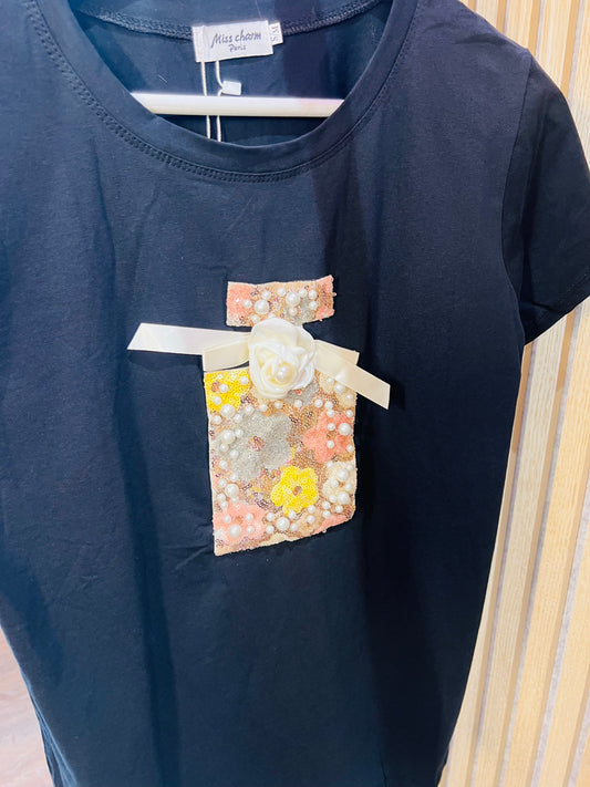 3D Flower Perfume Tee