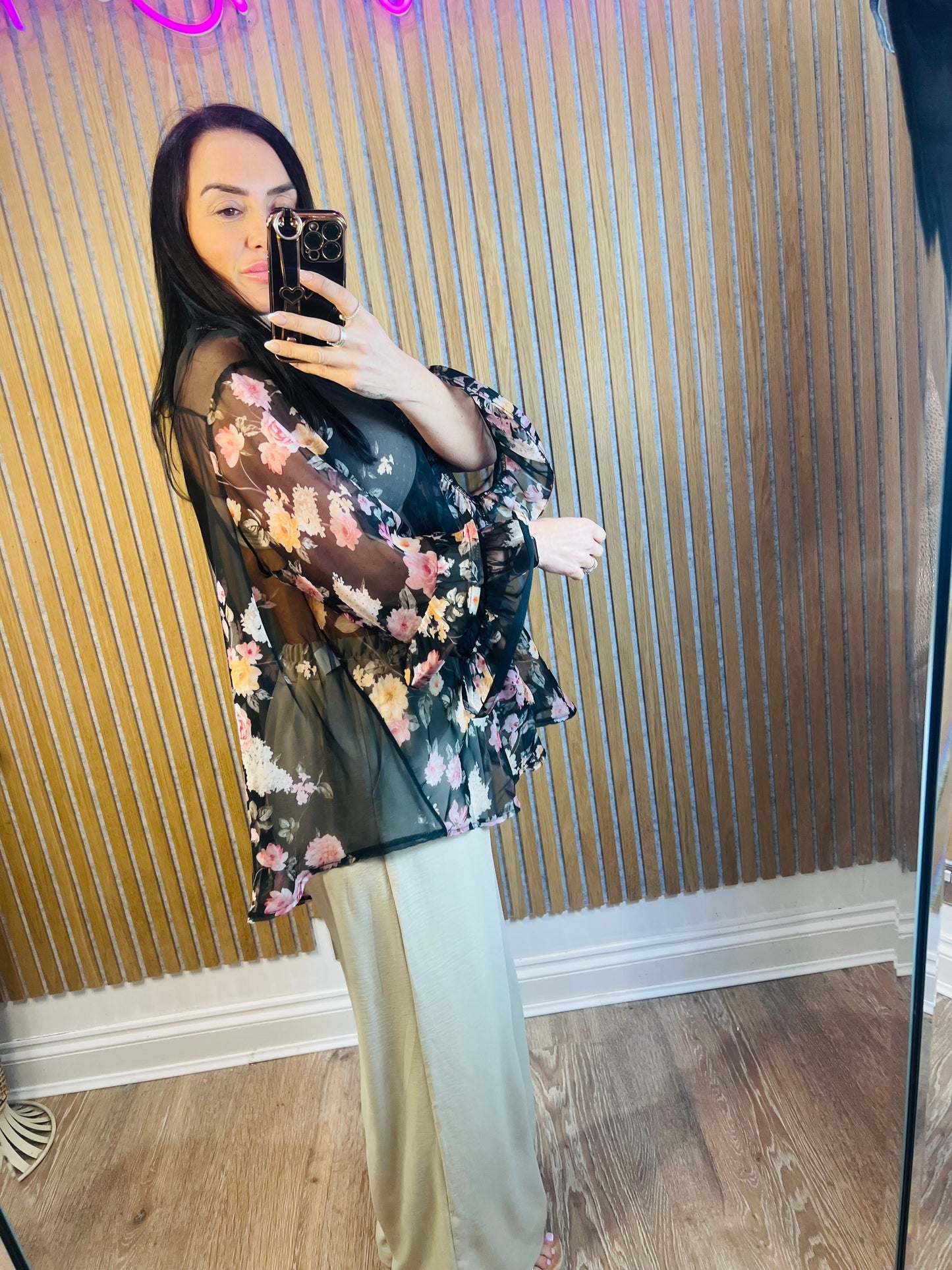 Diverse Chiffon Frill Sleeve