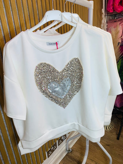 Galaxy Heart Sweat Tee