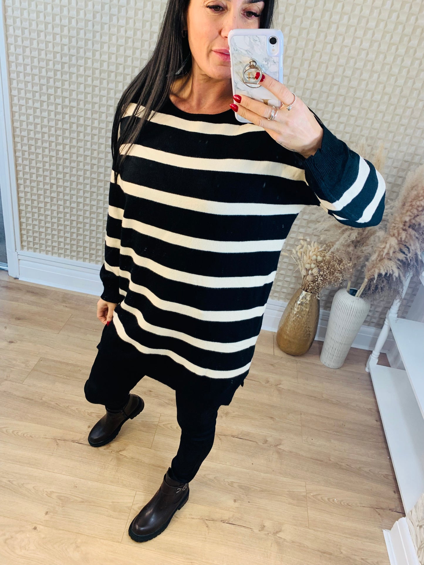 Striped Basic Jumper