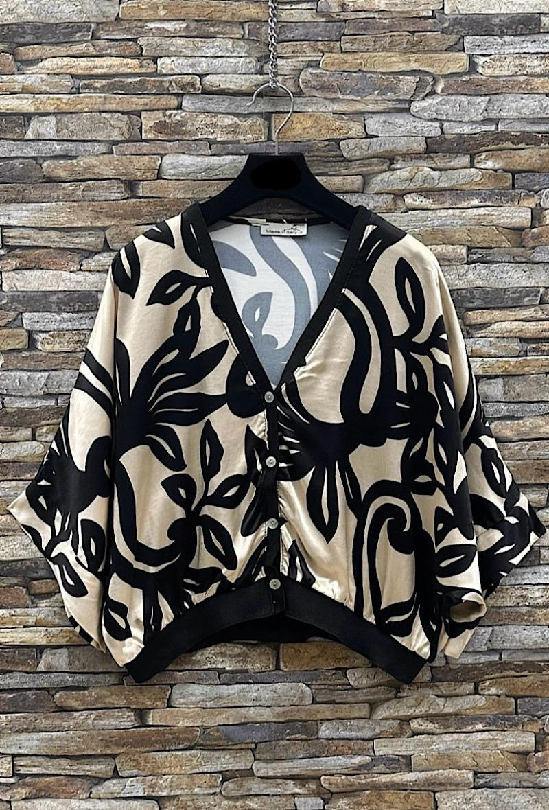 THE SATIN CARDIGAN